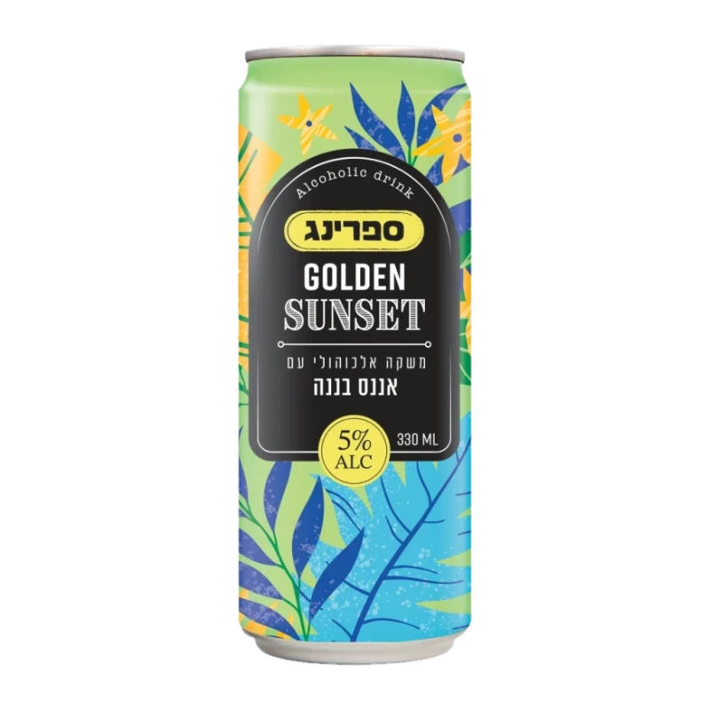 משקה ספרינג תות בננה פחית