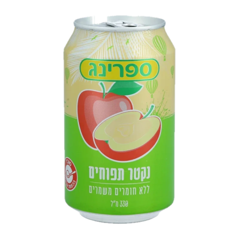 משקה ספרינג תפוחים פחית