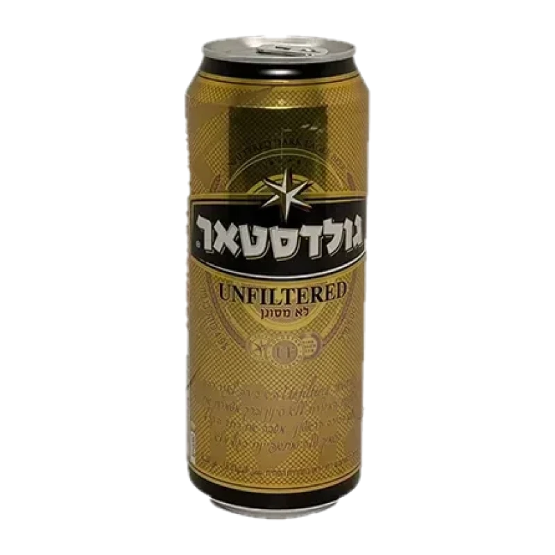 בירה גולדסטאר לא מסונן פחית